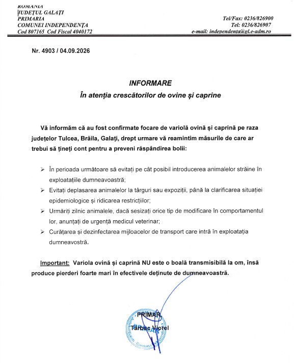 Informare VARIOLA